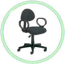 Gas-Lift Typists Chair