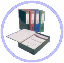 Box Files (Coloured, Box of 5)